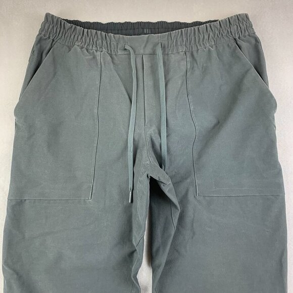 Lululemon Men Pants 2XL Gray Bowline Utilitech Jeans Joggers Tapered Stretch 30" - Picture 2 of 10
